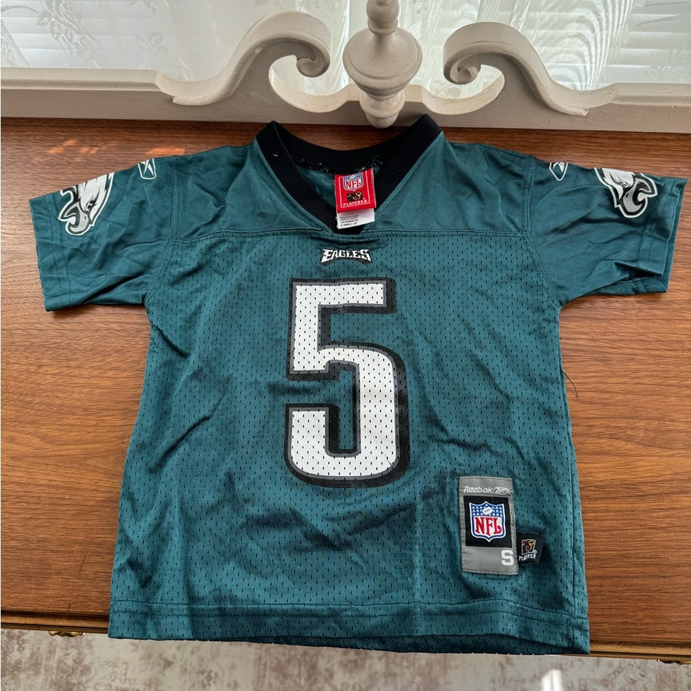 Boys Size Small NFL Philadelphia Eagles #5 McNabb Football Jersey